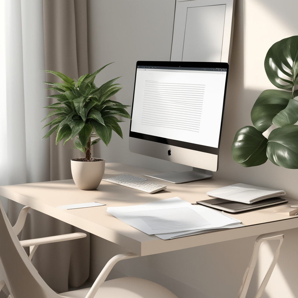 biurko z dokumentami biurko z dokumentami